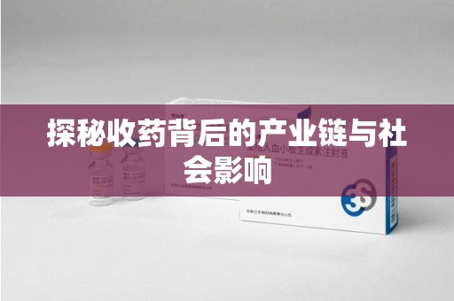 洛阳探秘收药背后的产业链与社会影响
